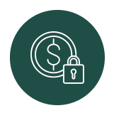 Low monthly fixed COST icon