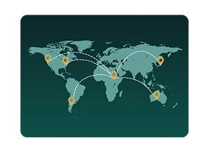World Map Franchising Territory